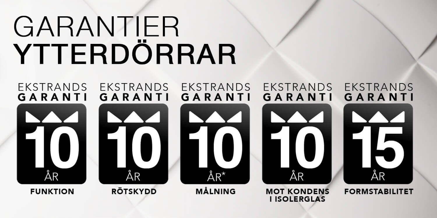 garantier ytterdörrar